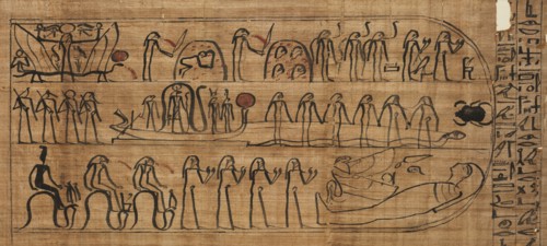 Book of Amduat of Buiruharmut, with Elements of the Tenth through Twelfth Hours, 1000-900 BC.