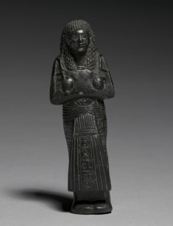 Shawabty of Nebmehyt, c. 1295-1240 BC. Egypt, New Kingdom, early Dynasty 19. Steatite; overall: 14