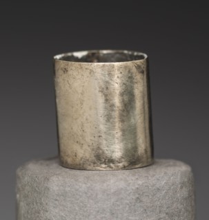 Element of Wig Decoration, 1980-1801 BC, Egypt, Middle Kingdom, Dynasty 12, Silver