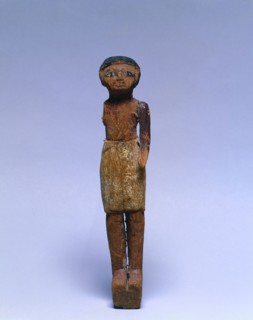 Model Figure of a Man, 1980-1801 BC. Egypt, Middle Kingdom, Dynasty 12, 1980-1801 BC. Painted wood;