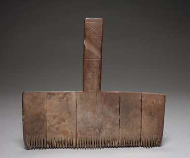 Carding Tool, Ptolemaic dynasty (or later). Egypt, Ptolemaic Dynasty (or later). Wood; overall: 25