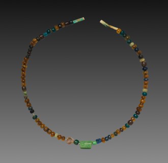 Necklace, 30 BC-AD 395. Egypt, Roman Empire. Various materials; overall: 43 cm (16 15/16 in.).