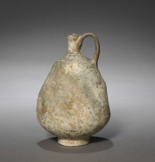 Jug, 1100s-1200s. Iran or Iraq, late Seljuq Period, 11th-13th Century. Earthenware; overall: 15.5 x