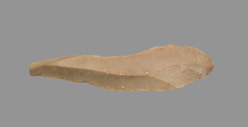 Sickle Blade, 1980-1801 BC. Egypt, Middle Kingdom, Dynasty 12. Flint; overall: 5 cm (1 15/16 in.).