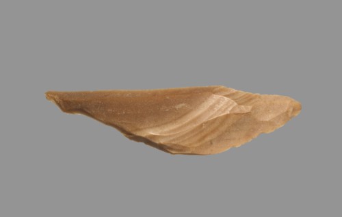 Sickle Blade, 1980-1801 BC. Egypt, Middle Kingdom, Dynasty 12. Flint; overall: 5 cm (1 15/16 in.).