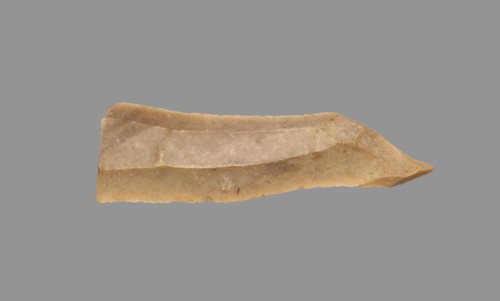 Sickle Blade, 1980-1801 BC. Egypt, Middle Kingdom, Dynasty 12. Flint; overall: 5 cm (1 15/16 in.).