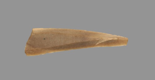 Sickle Blade, 1980-1801 BC. Egypt, Middle Kingdom, Dynasty 12. Flint; overall: 5 cm (1 15/16 in.).