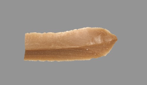 Sickle Blade, 1980-1801 BC. Egypt, Middle Kingdom, Dynasty 12. Flint; overall: 5 cm (1 15/16 in.).