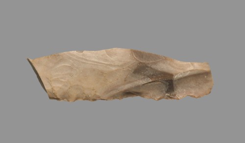 Sickle Blade, 1980-1801 BC. Egypt, Middle Kingdom, Dynasty 12. Flint; overall: 5 cm (1 15/16 in.).