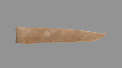 Sickle Blade, 1980-1801 BC. Egypt, Middle Kingdom, Dynasty 12. Flint; overall: 5 cm (1 15/16 in.).