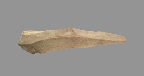 Sickle Blade, 1980-1801 BC. Egypt, Middle Kingdom, Dynasty 12. Flint; overall: 5 cm (1 15/16 in.).