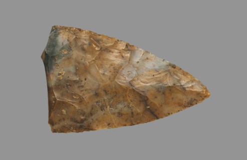 Sickle Blade, 1980-1801 BC. Egypt, Middle Kingdom, Dynasty 12. Flint; overall: 5 cm (1 15/16 in.).