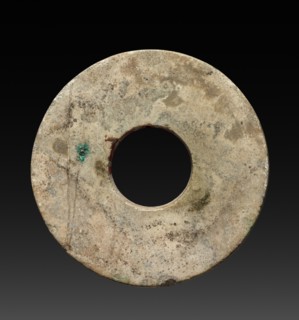 Ring, 206 BC- AD 220. China, Han dynasty (202 BC-AD 220). Jade; diameter: 4.2 cm (1 5/8 in.).