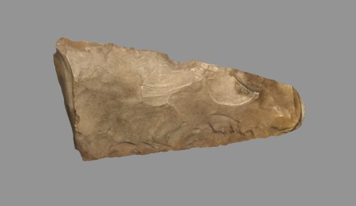 Hand Axe, 5000-3000 BC. Egypt, EL-Haraga, excavated in 1914, Predynastic, ca. 5000-3000 BC.