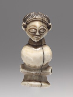 Whistle, late 1800s. Central Africa, Democratic Republic of the Congo or Angola, Chokwe people,