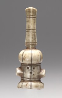 Whistle, late 1800s. Central Africa, Democratic Republic of the Congo or Angola, Chokwe people,