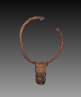 Key Ring, 30 BC-AD 395. Egypt, Roman Empire. Bronze; diameter: 2 cm (13/16 in.); overall: 0.9 cm
