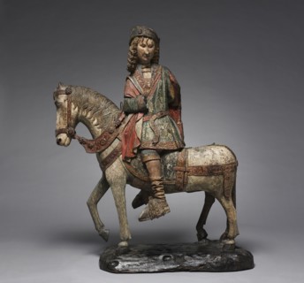 Saint Martin of Tours, c. 1480-1500. Northeast France or Flanders, 15th century. Polychromed