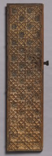 Pair of Doors (left door), early 1400s. Spain, early 15th century. Gilded and painted wood (pine);
