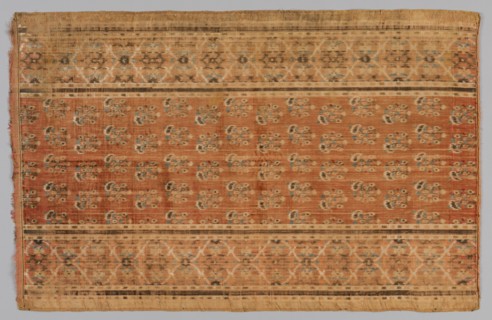 Velvet Panel, 1700s - 1800s. Iran, 18th-19th century. Velvet; overall: 99.4 x 63.5 cm (39 1/8 x 25