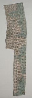 Fragment with Floral Design on a Silver Ground, 1700s. France, 18th century, Period of Louis XVI.