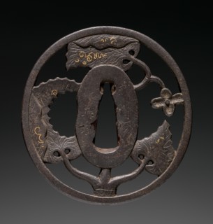 Sword Guard, second quarter of the 19th century. Masakata (Japanese). Iron; overall: 6.8 x 7 cm (2