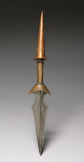 Knife, 1800s. Central Africa, Democratic Republic of the Congo, 19th century. Forged iron and