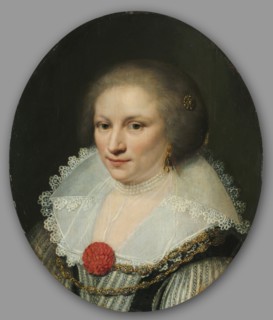 Portrait of a Woman, 1620s. Jan Anthonisz van Ravesteyn (Dutch, c. 1570-1657). Oil on wood; framed: