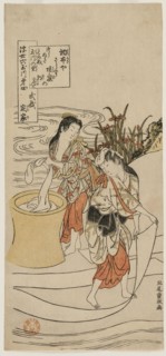 The Chofu Tama River in Musashi Province (from the series The Six Tama Rivers of the Floating