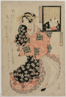 Eyes for Looking at a Courtesan, c. 1810. Eizan Kikugawa (Japanese, 1787-1867). Color woodblock