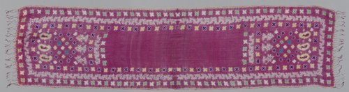 Silk Veil, 1800s - early 1900s. India, 19th - 20th century. Tritik (stitch resist); silk; overall: