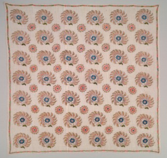 Embroidered Square, 19th century. Turkey, 19th century. Embroidery: silk, gold and silver filé on