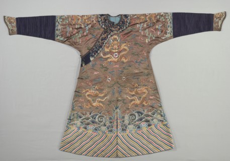 Mandarin Coat, late 1700s. China, late 18th century. Embroidery, silk; overall: 142.5 x 218.4 cm