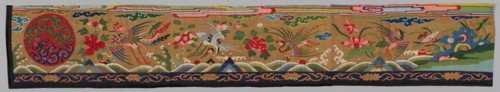 Strip of Silk Tapestry (K'o Ssu), 1700s-1800s. China, Qing Dynasty (1644-1912). Tapestry, silk and