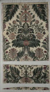 Fragments of Velvet (So-Called Velours Jardiniers), 1600s. Italy, Genoa, 17th century. Velvet; silk