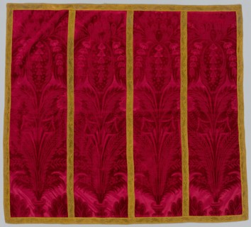 Altar Hanging, 1600s. Italy, 17th century. Velvet; overall: 114.9 x 129.5 cm (45 1/4 x 51 in.).