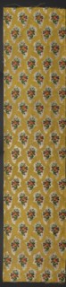 Coverlet, 1700s. Italy, 18th century. Silk, metallic thread; overall: 235.6 x 54.5 cm (92 3/4 x 21