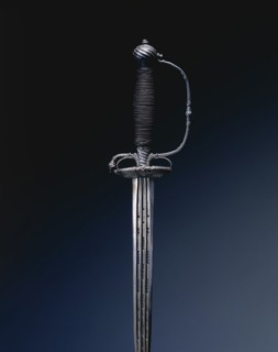 Small Sword, c. 1720-1760. England, 18th century. Steel; piercing; perforation; overall: 97 cm (38