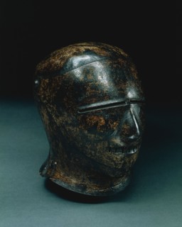 Closed Sallet with Grotesque Face (Schembart visor), c. 1500. Germany, Nuremberg, early 16th