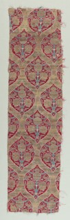 Silk and Gold Brocade Fragments, 1600-1650. Turkey, Bursa, first half of 17th century. Brocade;