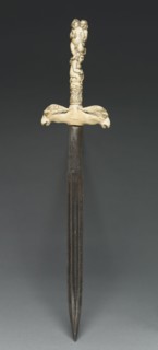 Dagger, late 1600s. Italy, late 17th Century. Steel and ivory; overall: 30.2 cm (11 7/8 in.);