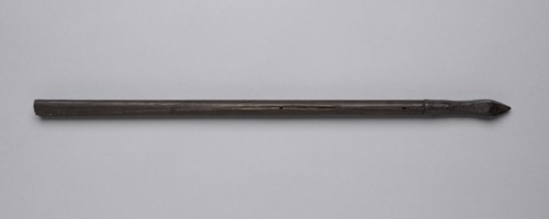 Crossbow Bolt, 1500s-1600s. Germany, 16th-17th century. Wood, leather, steel; average: 37.2 cm (14