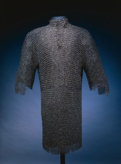 Hauberk, 1400s. European, 15th century. Riveted steel rings; diameter: 1.1 cm (7/16 in.); overall: