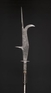 Bill, c. 1480. Italy, 15th century. Steel, wood haft; overall: 184.8 cm (72 3/4 in.); blade: 11.4