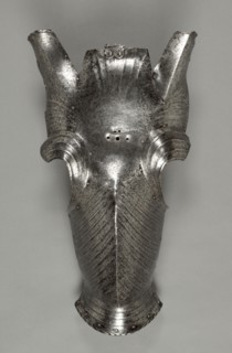 Chanfron in Maximilian Style, c. 1510. Germany, Nuremberg (?), early 16th Century. Steel ; overall:
