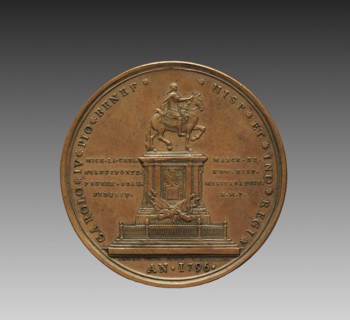 Portrait of Charles IV, King of Spain, and María Luisa, Queen Consort of Charles IV (reverse), 1796