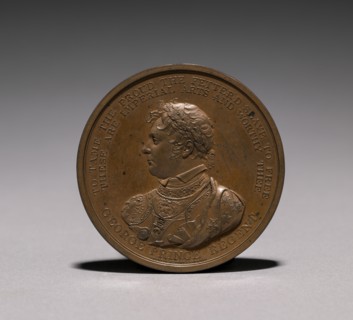 Medal: George, Prince Regent (obverse). Thomas Wyon (British, 1792-1817). Bronze; diameter: 5.1 cm