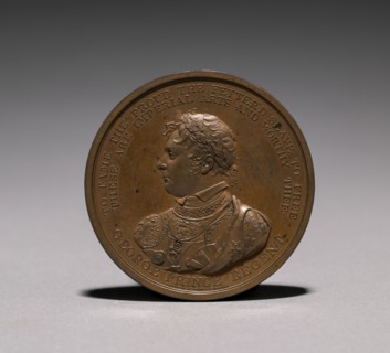 Medal: George, Prince Regent. Thomas Wyon (British, 1792-1817). Bronze; diameter: 5.1 cm (2 in.).