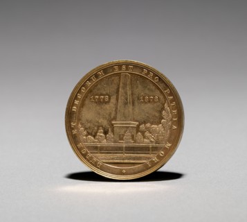 Medal: In Commemoration of the Battle and Massacre of Wyoming, 3 July 1778 (reverse), 1878.