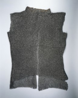 Hauberk, 1400s. European, 15th century. Steel and brass rings; diameter: 0.6 cm (1/4 in.); overall: